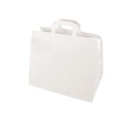 Papstar Bolsas De Papel 27 X 32 X 21,5 Cm Blancas Con Asa 50 Piezas