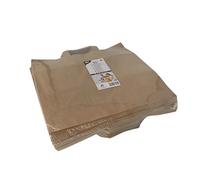 PAPSTAR Bolsa de papel kraft marrón de 320 x 215 x 270 mm, 70 g/m², capacidad de carga de 5 kg, con asa, 50 unidades (87175)
