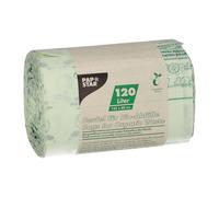 PAPSTAR Bolsas para Compost 120 L Verde 123 x 88 cm 10 Piezas 87664