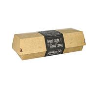 Papstar Cajas Para Baguette Beige Great Taste 50 Piezas
