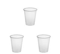 PAPSTAR Hurricane 11311 - Vasos de plástico (50 Unidades, 0,3 l, diámetro 9,5 cm, Altura 11,7 cm, Cristal), Transparente (Paquete de 3)