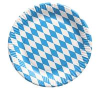 PAPSTAR Oktoberfest - Juego de 50 platos redondos de 23 cm de diámetro