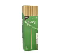 PAPSTAR Pajitas de paja pura, diámetro de 4 mm, 23 cm, 88244, pajitas ecológicas, 150 unidades