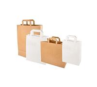 PAPSTAR - PAPSTAR Sac en Papier, 320 x 170 x 270 mm, Brun