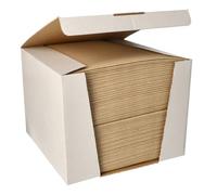 PAPSTAR Royal Collection 88558 - Servilletas (100 unidades, pliegue 1/4, 40 x 40 cm), color arena