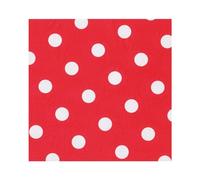 PAPSTAR - SERVIETTE POIS ROUGES 40X40 CM "X20" - PAPSTAR - FDS-011605