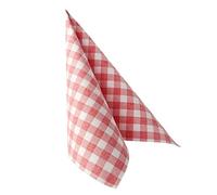 PAPSTAR - Servilletas de Papel Serviette Royal Collection Vichy, Rouge