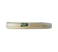 Papstar GmbH 16175 70 - Vaso de plástico (0,4 l, diámetro 9,5-13,2 cm, Transparente con Borde de Espuma)
