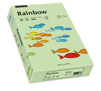 Papyrus 88042629 Drucker-/Kopierpapier farbig, Bastelpapier: Rainbow 80 g/m ², A4, 500 Blatt Buntpapier, matt, mittelgrün