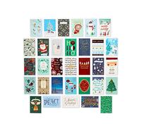 Papyrus American Greetings - Paquete de tarjetas de felicitación navideñas de lujo, 40 unidades