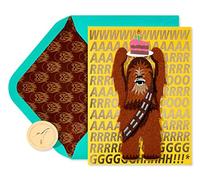 Papyrus Divertida tarjeta de cumpleaños de Star Wars (Wookie for Happy Birthday)