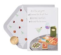 Papyrus Divertida tarjeta de cumpleaños (vasos con bebidas)