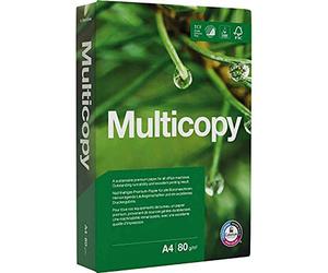 Papyrus Multicopy Papel A4 (210×297 mm, 80 g/m²), Color blanco, 500 hojas, 1 unidad