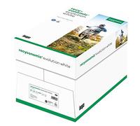 Papyrus Recyconomic Evolution - Papel White, DIN A4, 80 g, 500 hojas, 5 unidades), color blanco