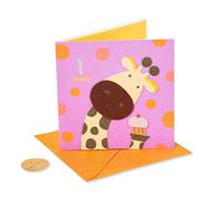 Papyrus Tarjeta de primer cumpleaños (Hugs and Kisses)