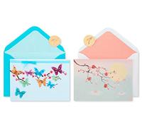 Papyrus Tarjetas en blanco con sobres, flores de cerezo (2 unidades)