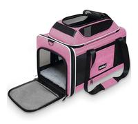 PAPZER Top-Expandable - Transportín para gatos de 18 x 11 x 11 pulgadas, aprobado por United Delta American Airline, bolsa de transporte para mascotas debajo del asiento en la cabina, jaula de avión