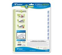 Paq/5 forro libros ajustable 29x52cm forralisto pp 120 micras