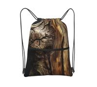 PAQOLSMCKR Mochila con cordón plegable con flores florecientes, bolsa de cuerda, bolsa deportiva para gimnasio para mujeres y hombres, Baúl de árbol, Talla única