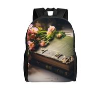 PAQOLSMCKR Mochila ligera para hombres y mujeres, mochila para laptop de montaña, mochila de viaje para laptop, Libro antiguo, Talla única