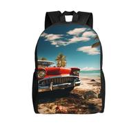 PAQOLSMCKR Mochila ligera para hombres y mujeres, mochila para laptop de montaña, mochila de viaje para laptop, Car Beach, Talla única