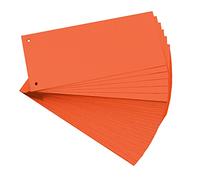 Paquet 100 fiches intercalaires horizontales unies perforees forever - 105x240mm