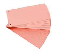 Paquet 100 Fiches Intercalaires Horizontales Unies Perforees Nature Future - 105x240mm