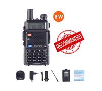 (Paquete 1) Walkie Talkie UV-5R 8W original UV 5R Estación de radio CB amateur de alta potencia UV5R