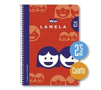 Paquete 10 Cuaderno Basico Lamela 4º 40H 2,5 Mm