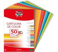 Fixo Paper 11110442 - Paquete de cartulinas A4 - 100 unidades color marrón avellana, 180g