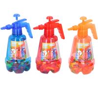Paquete 100 globos de agua con bomba manual inflada