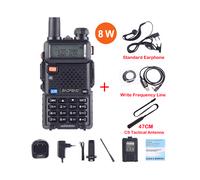 (Paquete 11) Walkie Talkie UV-5R de 8 W original UV 5R Estación de radio CB amateur de alta potencia