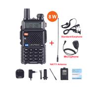 (Paquete 17) Walkie Talkie UV-5R de 8 W original UV 5R Estación de radio CB amateur de alta potencia