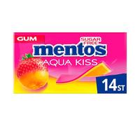 Paquete 20 estuches chicle aquakiss fresa-mandarina