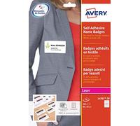 Paquete 20 hojas identificativos en acetado de seda-impresoras láser/láser de color-80x50 mm avery l4785-20