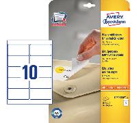 paquete 25 hojas etiquetas despegables ecologicas certificadas fsc-impresoras laser-96x 508 mm avery l4744rev-25