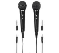 Paquete 2x Thomson Hand-Mikro Micrófono 3M Cable 3,5mm 6,3mm Party Dj Mezcla