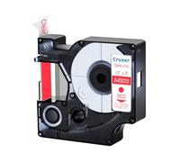 Paquete 30 Recambio para Dymo D1 45012 12 mm Rojo sobre Transparente | 7 m Cinta de Etiquetas de Repuesto S0720520 Compatible con Dymo Label Manager 160 210D 260P 280 LabelPoint/Writer