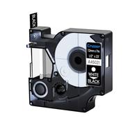 Paquete 30 Recambio para Dymo D1 45021 12 mm Blanco sobre Negro | 7 m Cinta de Etiquetas de Repuesto S0720610 Compatible con Dymo Label Manager 160 210D 260P 280 LabelPoint/Writer