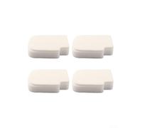 Paquete 4/10 de filtros de espuma AZ3000UKT para aspiradora Shark Stratos Pro, diseño mejorado de flujo de aire (4 piezas)