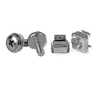 StarTech Tornillos de montaje y tuercas enjauladas CABSCREWM5 M5 Paquete de 50