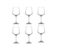 Paquete 6 Cálices Aire de Vidrio Transparente Para Vinos Rojo, 79Cl