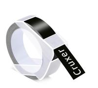 Paquete 80 Repuesto para Dymo 3D en Relieve 521209 Blanco/Negro 12 mm