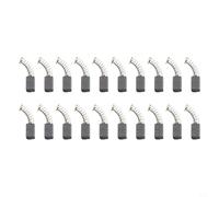 Paquete a granel de veinte cepillos de motor compatibles con amoladoras Bosch, tamaño aproximado 5 x 8 x 15 mm