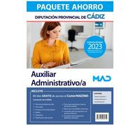 Paquete Ahorro Auxiliar Administrativo/a Diputación Provincial de Cádiz