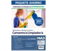 Paquete Ahorro Camarero/a-Limpiador/a (Personal Laboral Grupo V) Extremadura