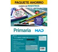 Paquete Ahorro Cuerpo de Maestros Primaria. Ahorra 31 € (incluye en papel: Temario volúmenes 1 y 2; y acceso online gratis a Curso Oro)