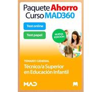 Paquete Ahorro Curso MAD360 + Libros PAPEL Técnico/a Superior en Educación Infantil