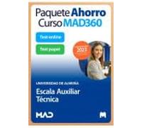 Paquete Ahorro (LIBRERÍA) Curso MAD360 + Libros PAPEL Escala Auxiliar Técnica Universidad de Almería