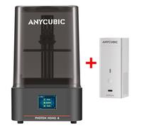 Paquete ANYCUBIC Mini Purificador de Aire 2Pcs y ANYCUBIC Photon Mono 4 Impresora 3D Resina, Impresora Resina con Pantalla LCD Mono de 7'' 10K con Matriz LighTurbo Actualizada, Gran Tamaño